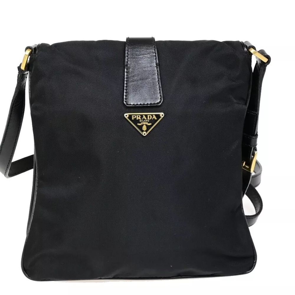 PRADA LOGO TESSUTO NYLON CROSSBODY BAG